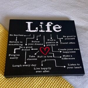 Inspirational Black and White Wall Art